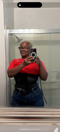 Customer photo review of (Free Gift🎁) Sauna Sweat Tummy Slimmer Girdle