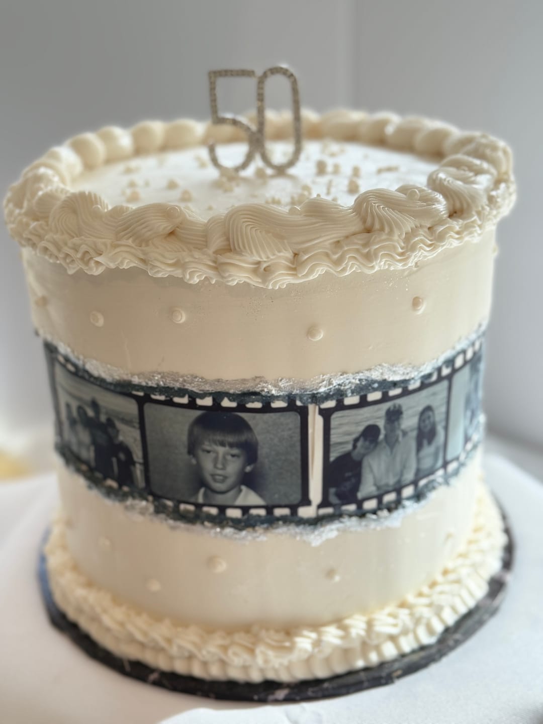 Customer photo review of Film Reel - Custom Edible Icing Image