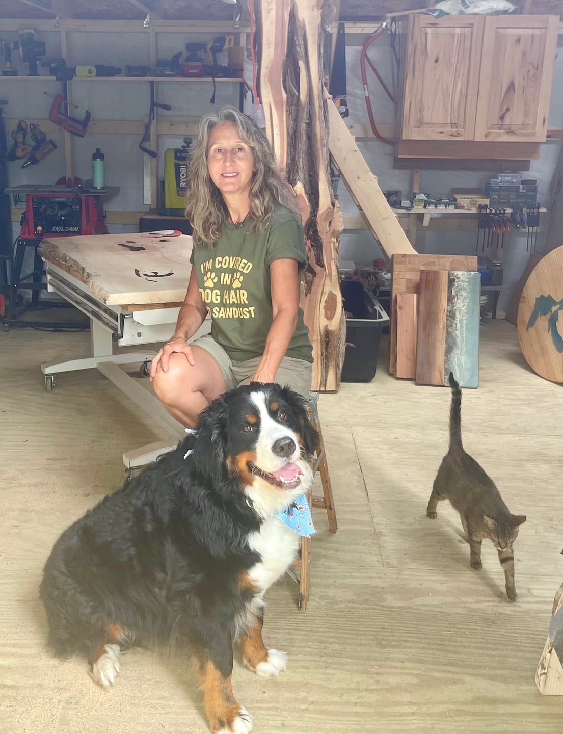 Customer photo review of Dog Hair and Sawdust
