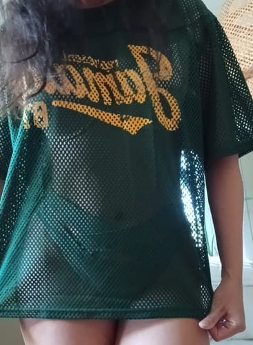 Customer photo review of Represent Jamaica Mesh Jersey