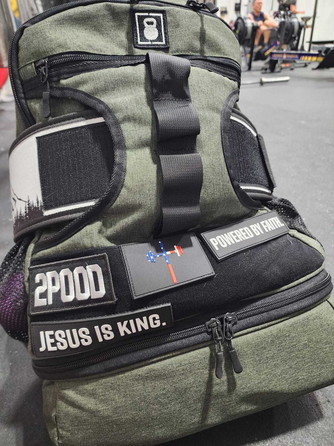 Customer photo review of America Cross Velcro Patch
