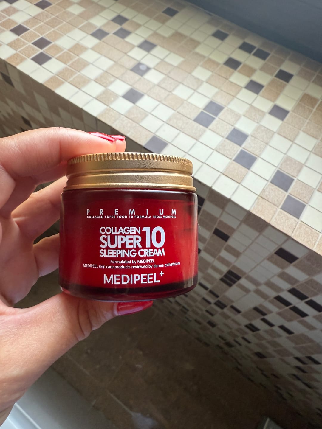 Customer photo review of Pretnovecošanās nakts krēms sejai ar kolagēnu Medi-Peel Collagen Super10 Sleeping Cream