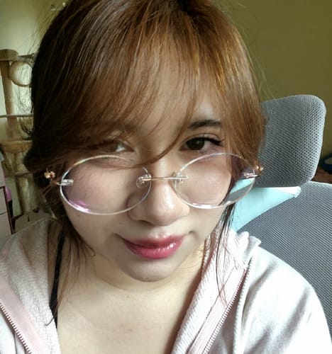 Customer photo review of Lilian Eyeglasses