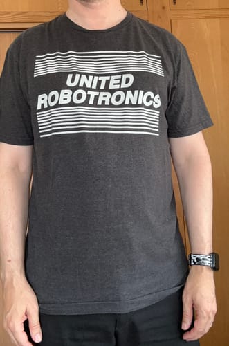 Customer photo review of United Robotronics Small Wonder T-Shirt
