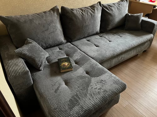 Kliento apžvalga su nuotrauka apie Minkštas kampas LOKO DRYŽUOTAS