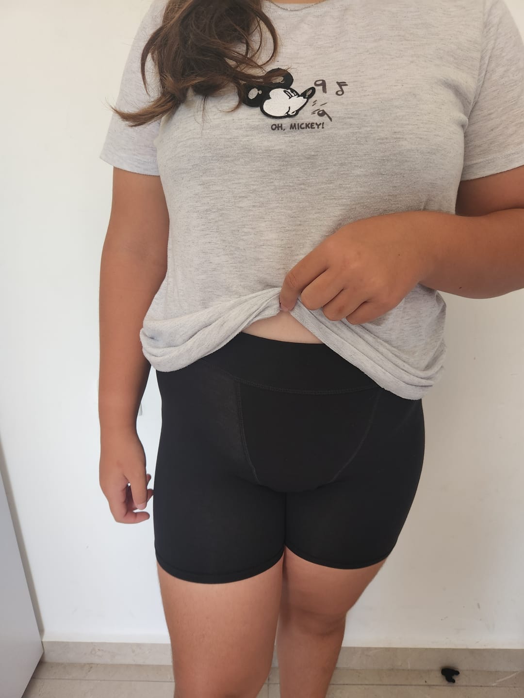 Customer photo review of מכנסי שינה לנערות | מארז זוגי - ספיגה סופר