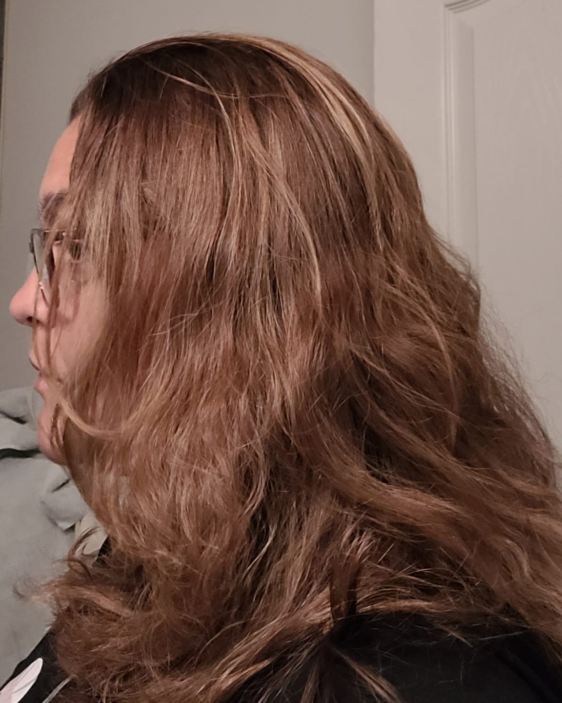 Customer photo review of Nourish & Shine Hair Oil