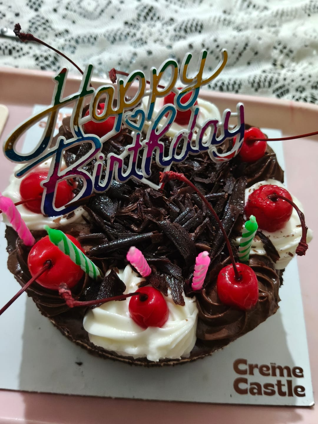 Customer photo review of German Black Forest Cake