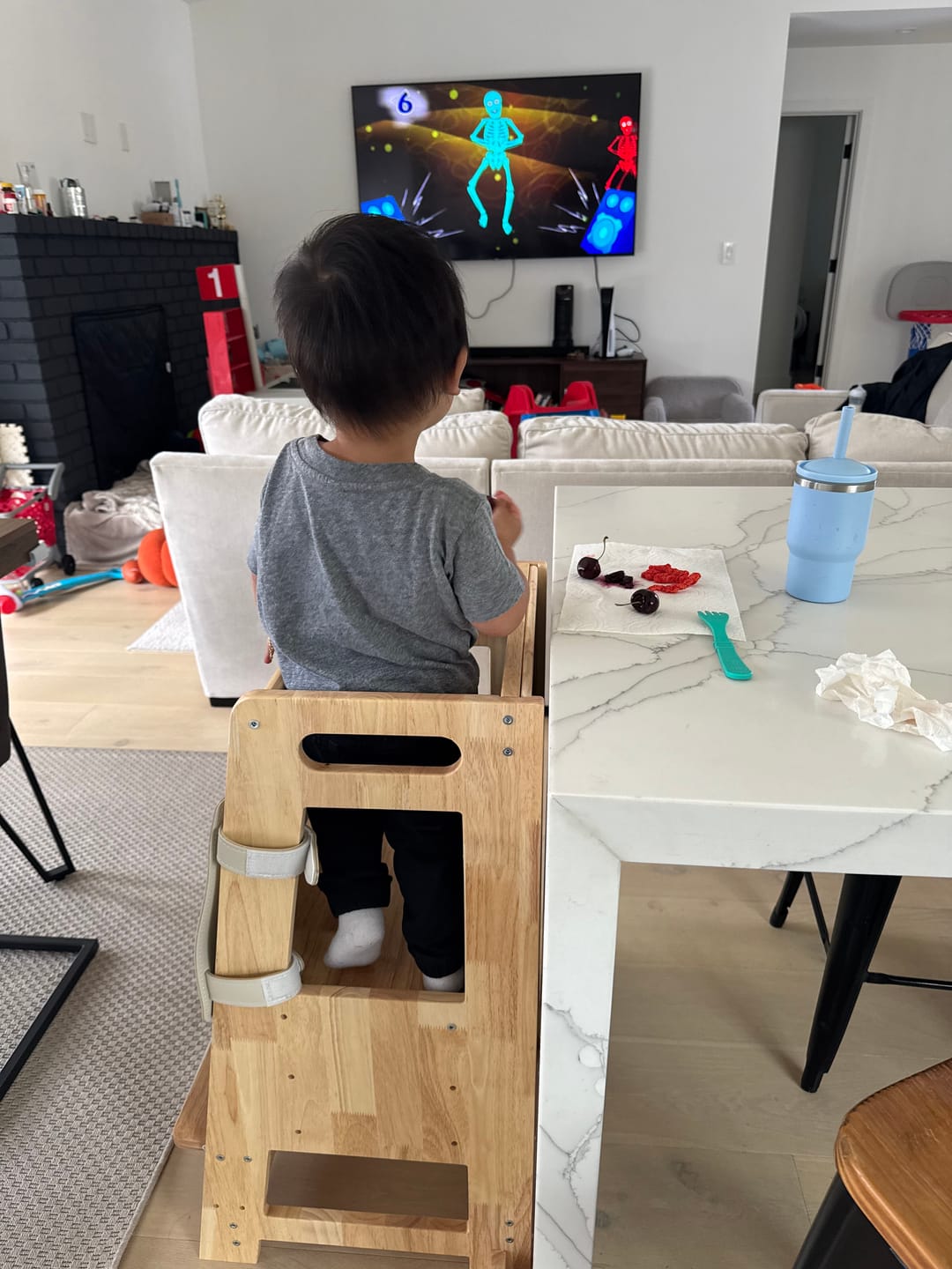 Customer photo review of HARPPA Nordo | Toddler Kitchen Tower
