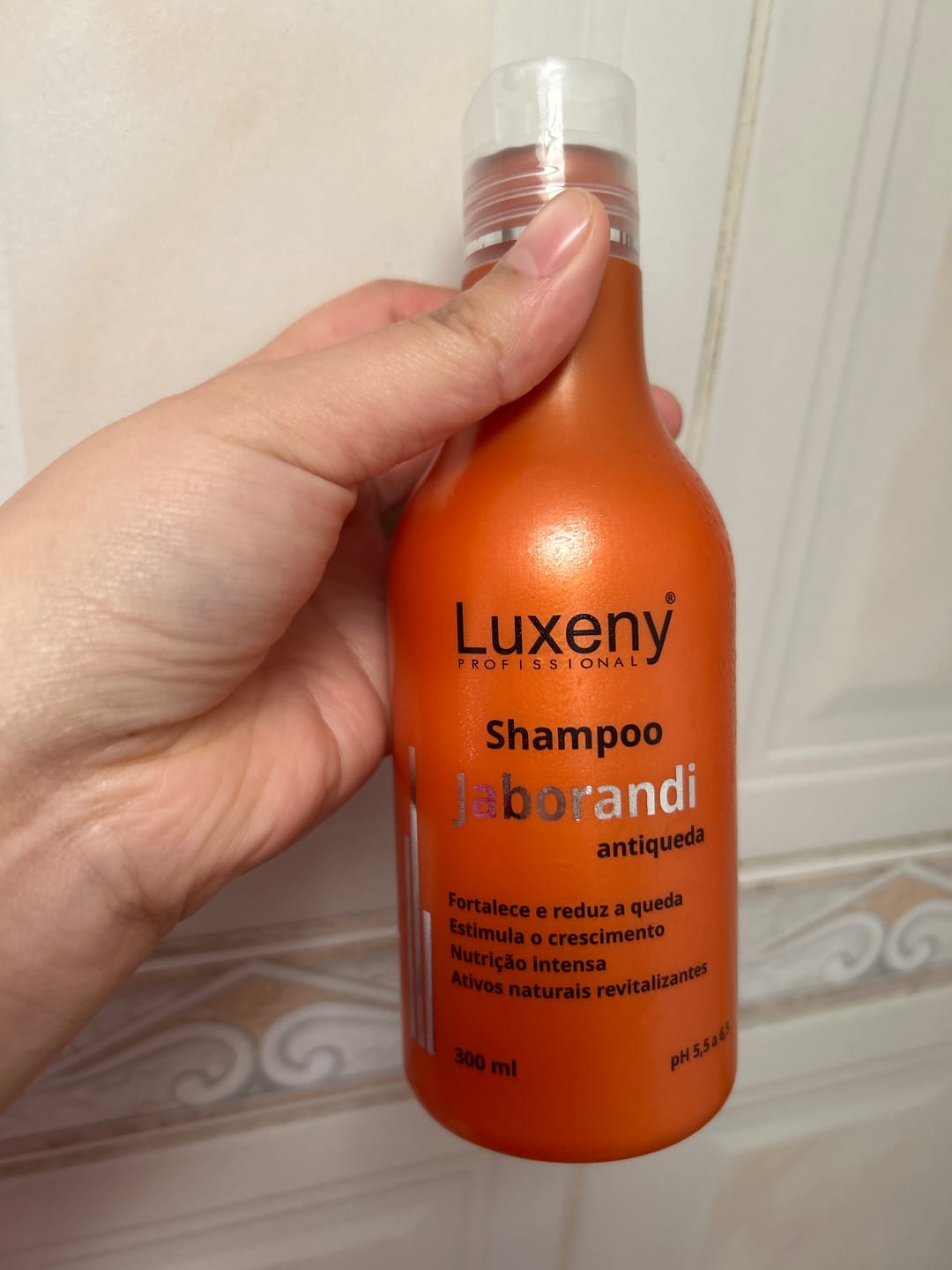 Customer photo review of Shampoo Anticaída Jaborandi 300ml