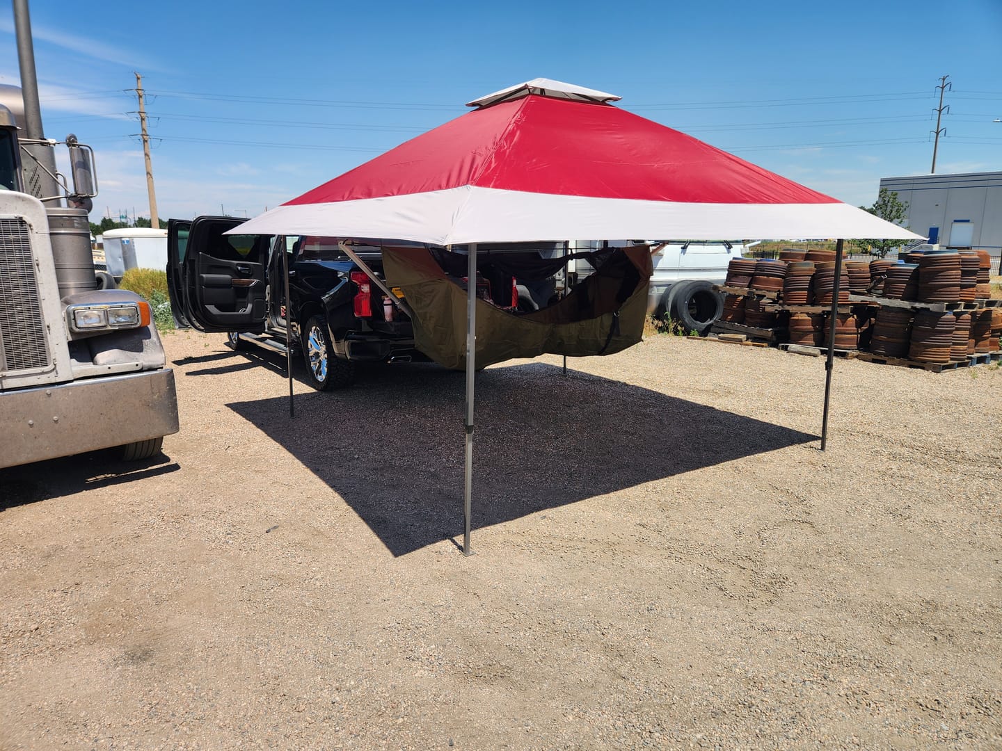 Customer photo review of Bare Bones XL Hammock Mount