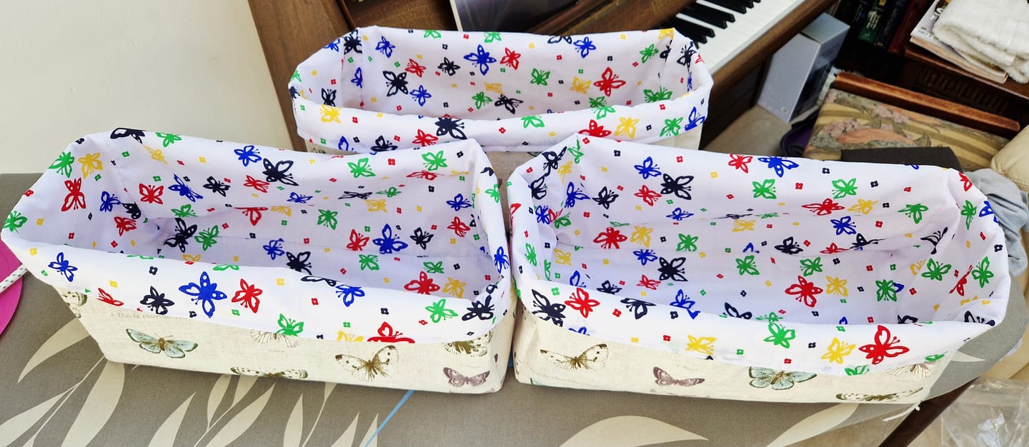 Customer photo review of Multicoloured Butterflies Polycotton Fabric