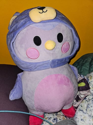 Customer photo review of Purple Plushie: Where Soft Self-Care Begins