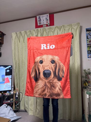 Customer photo review of Petcanva©オーダーメイド ペット似顔絵