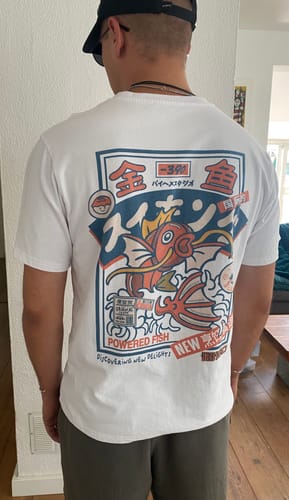 Customer photo review of Koi King T-Shirt