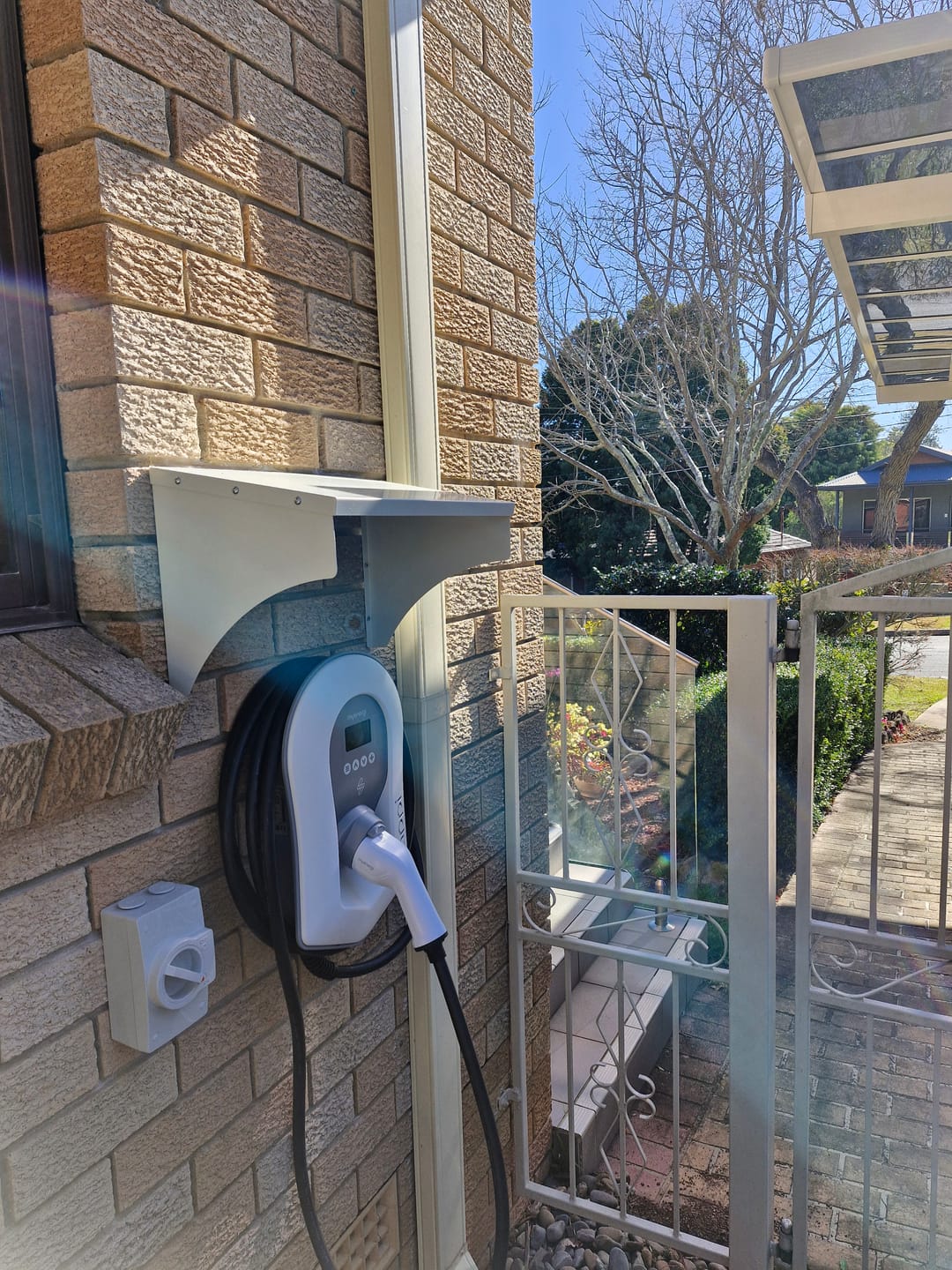 Customer photo review of Electric Vehicle Charger Cover