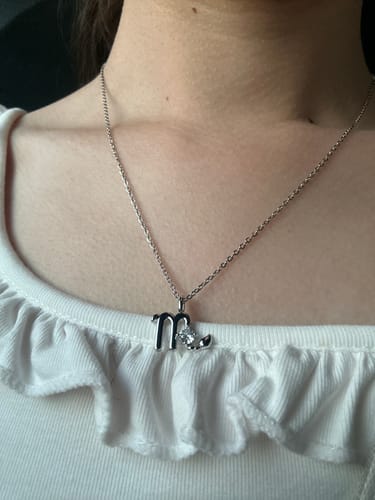 Customer photo review of Zodiac Necklace