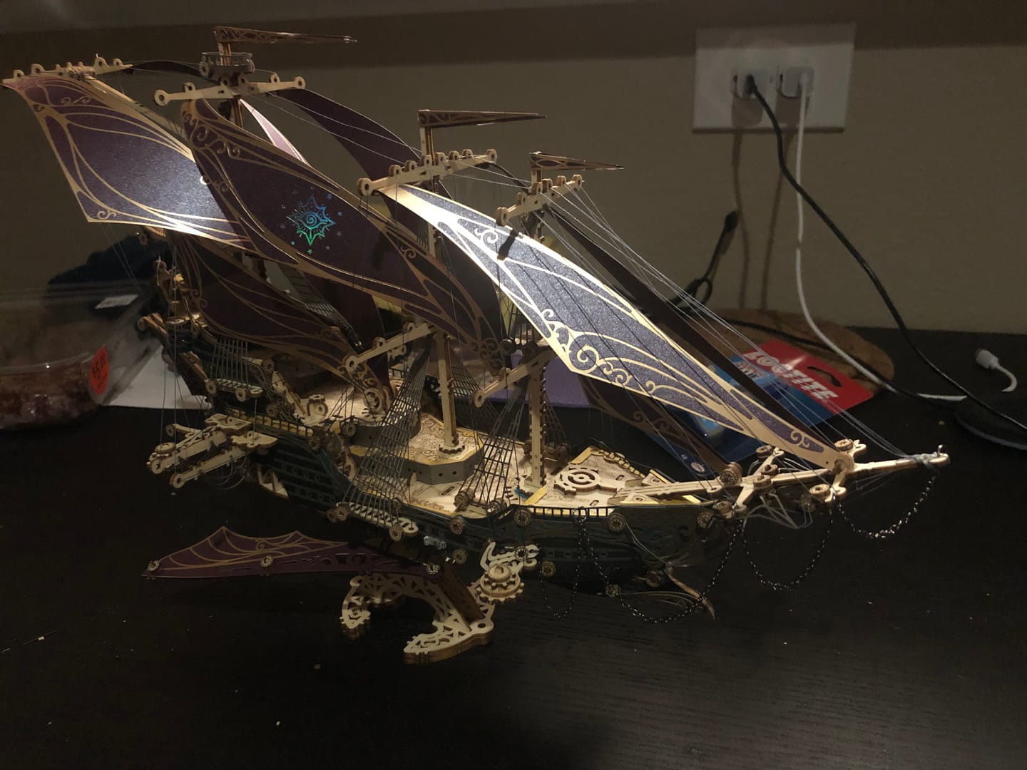 Customer photo review of Rokrgeek Future Pirate Ship Wooden 3D Model