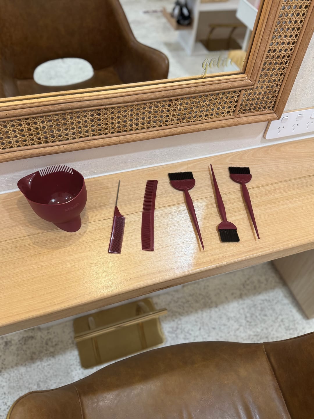 Customer photo review of Deep Tint Bowl w Teeth - Burgundy