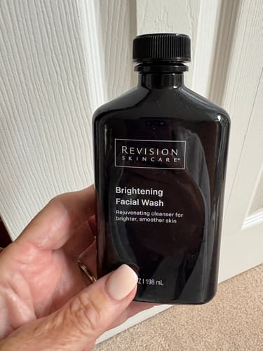 Customer photo review of Revision Skincare Brightening Facial Wash