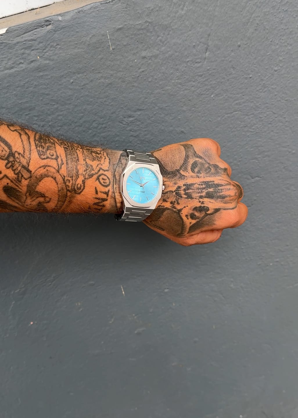 Customer photo review of DOUBLE F - MYKONOS BLUE