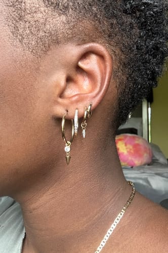 Customer photo review of Baby Dagger Charm