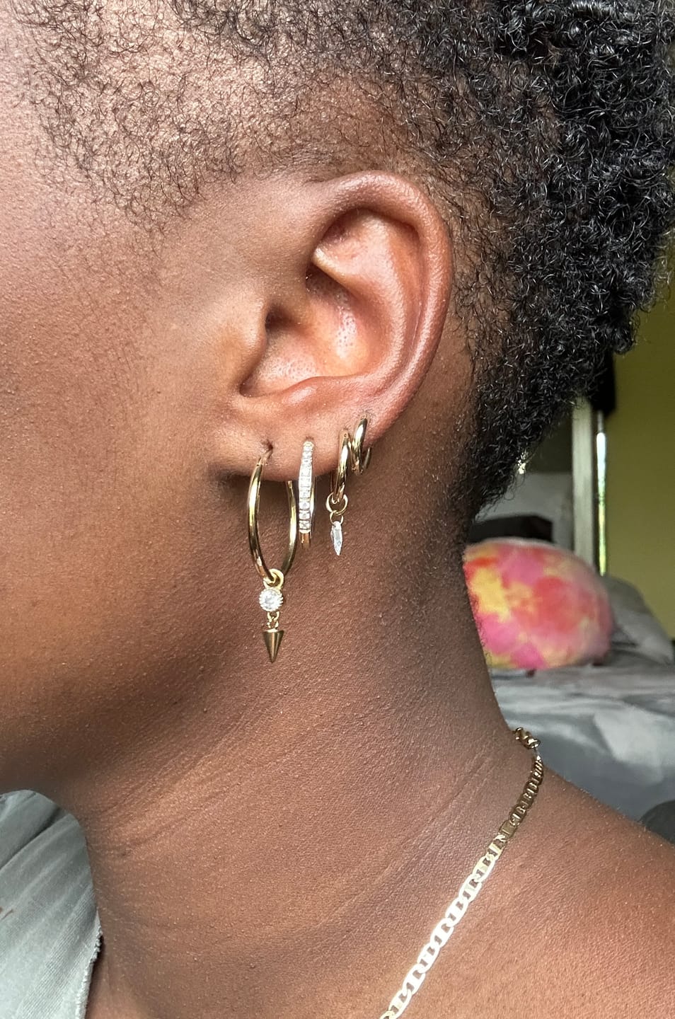 Customer photo review of Baby Dagger Charm
