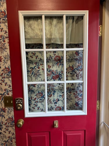 Customer photo review of Clear 9 Lite Glass and Frame Kit (Half Lite)