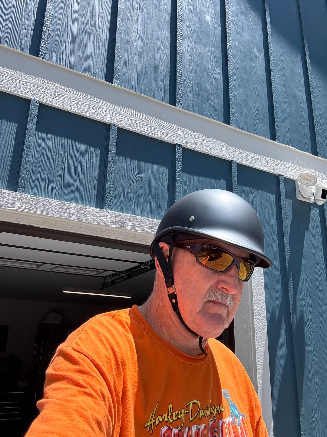 Customer photo review of Smallest & Lightest DOT Polo Helmet- Matte Black