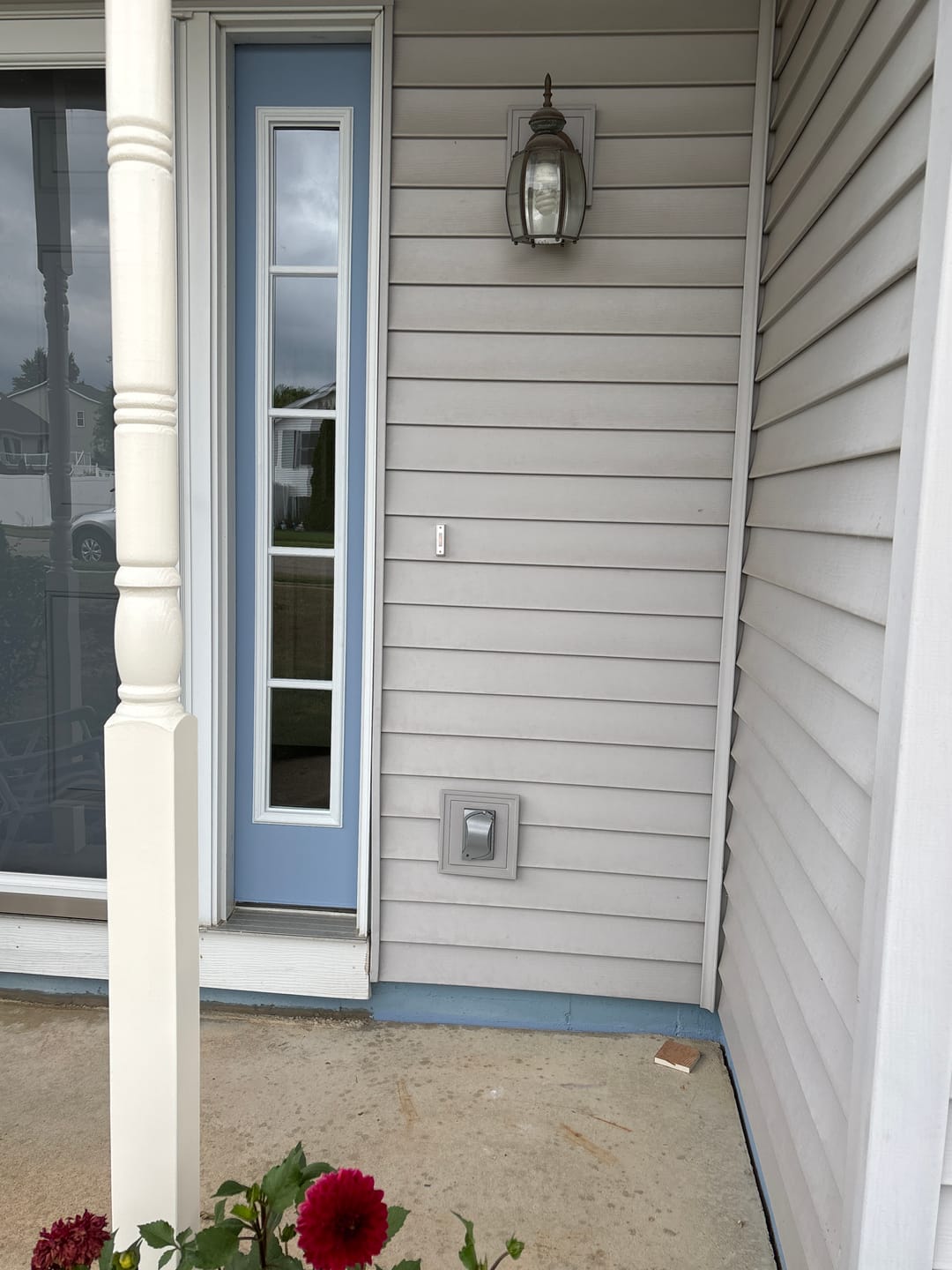 Customer photo review of Clear 5 Lite Glass and Frame Kit (Full Sidelite)