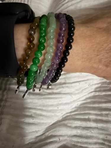 Customer photo review of Black Tourmaline Bracelet