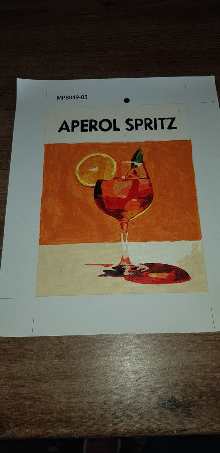Customer photo review of 6 Mini Paintings - Cocktail Deluxe Set