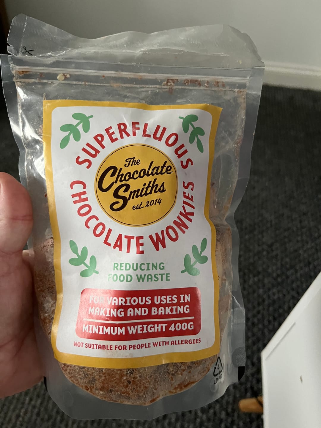 Customer photo review of The Geordie Bar double chocolate and caramel filled bar 145g