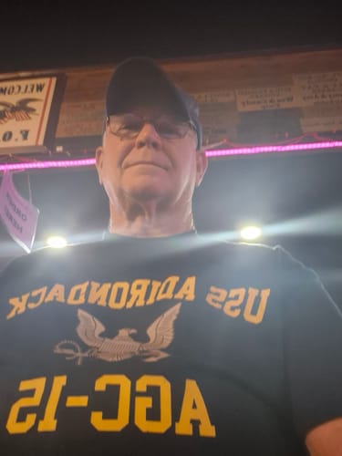 Customer photo review of USS Adirondack (AGC-15) T-Shirt