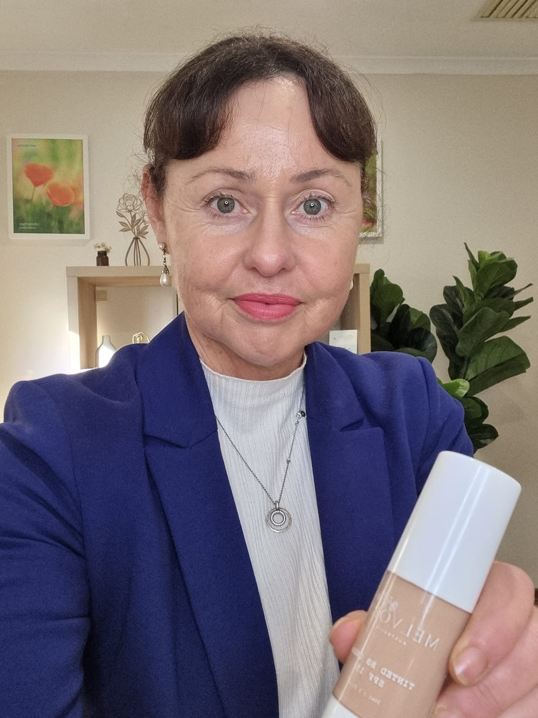 Customer photo review of NEW! Tinted BB Cream SPF 15