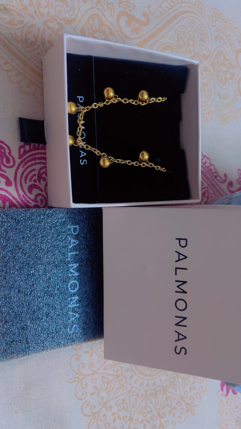 Customer photo review of Beaded Grace Necklace