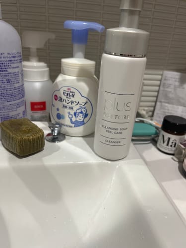 Customer photo review of クレンジングソープ泡ピールケア