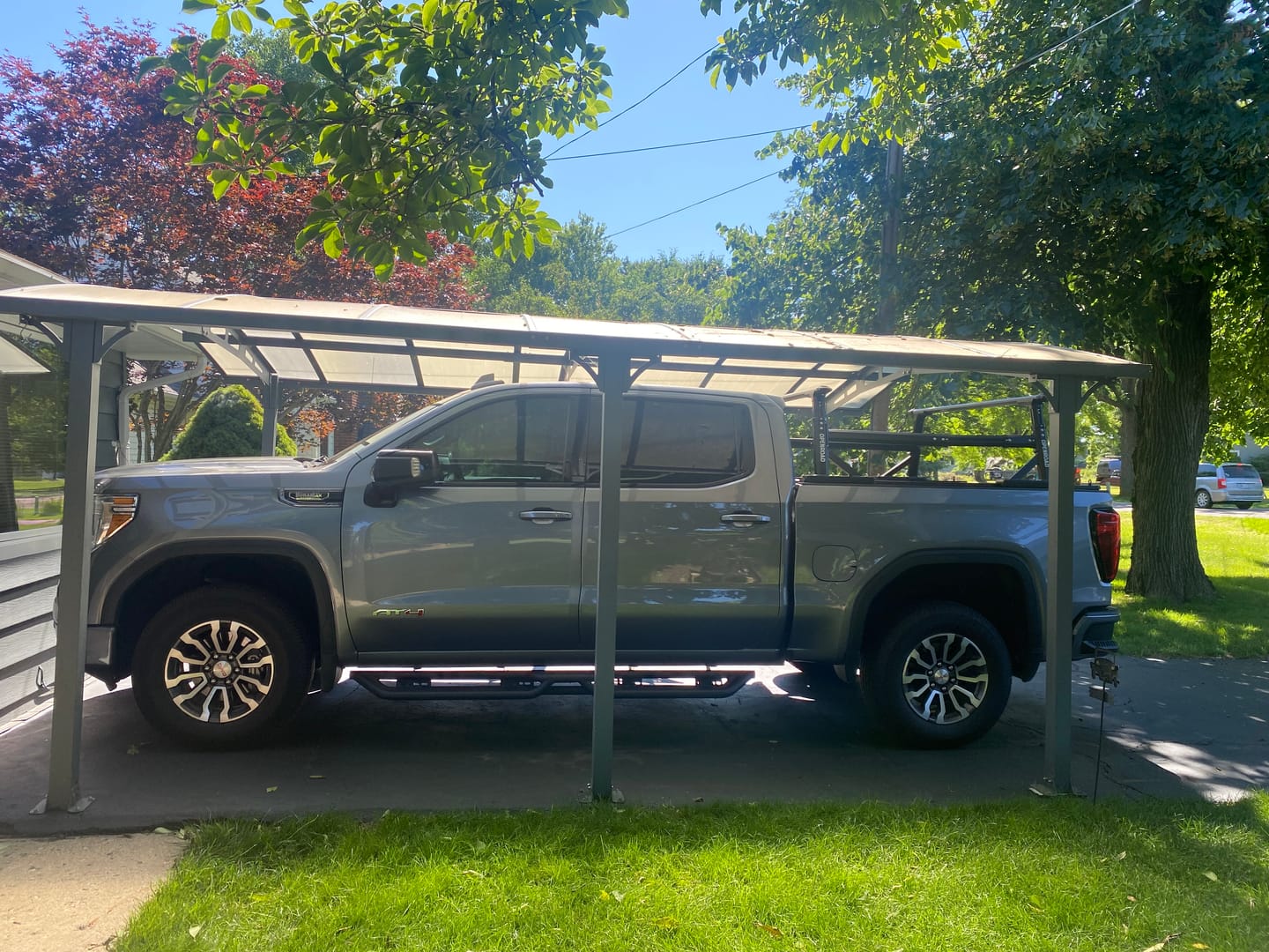 Customer photo review of OPENROAD Adjustable Bed Rack for Trucks