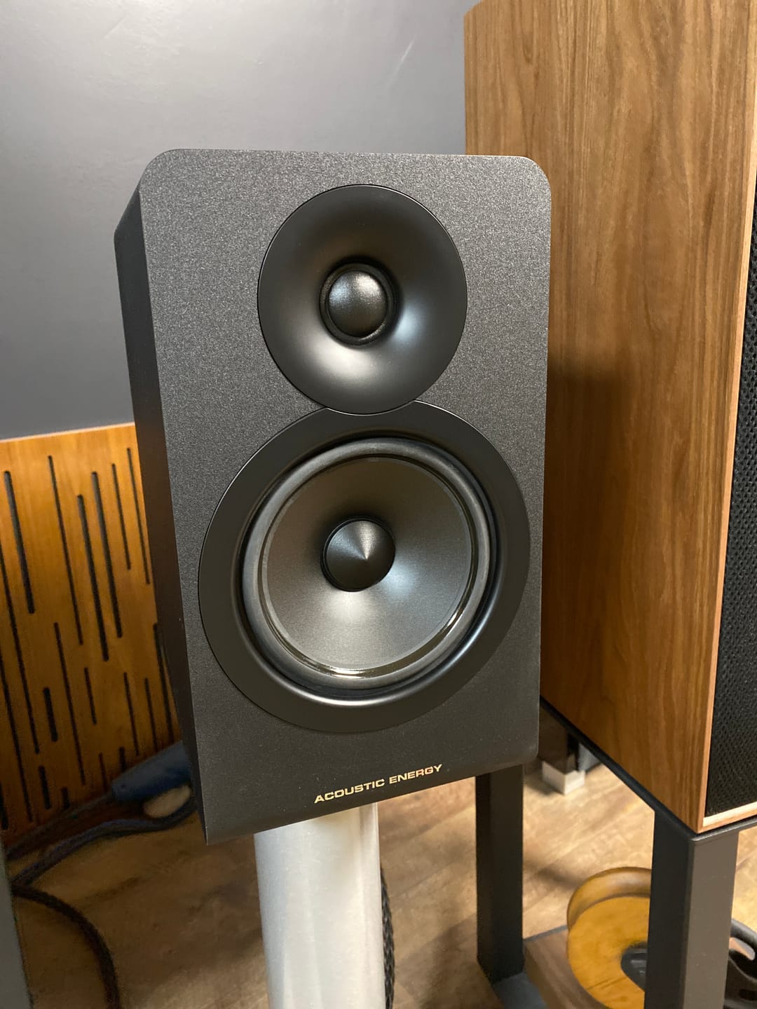 Customer photo review of Acoustic Energy AE100² Bookshelf Speakers