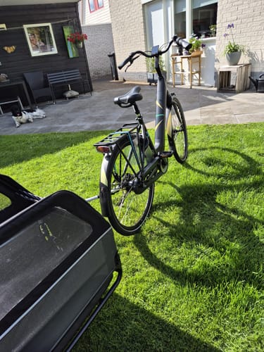 Customer photo review of Vogue Excellent 8SP Electrische fiets - E-bike - Bafang Middenmotor - Mat zwart-blauw