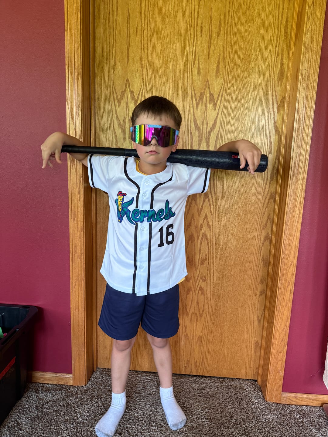 Customer photo review of Custom Baseball Jersey Stitched Personalized Baseball Sports Uniform For Men Women Boy