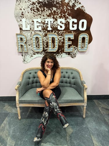 Customer photo review of HYPERION-BLACK “CAT” WESTERN BOOT