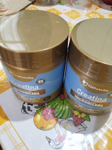 Customer photo review of Creatina 100% Pura (Pote). Monohidratada e Micronizada 180 mícrons. Livre de Metais Pesados