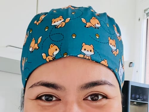 Customer photo review of OP Haube Cute Fox - Ponytail