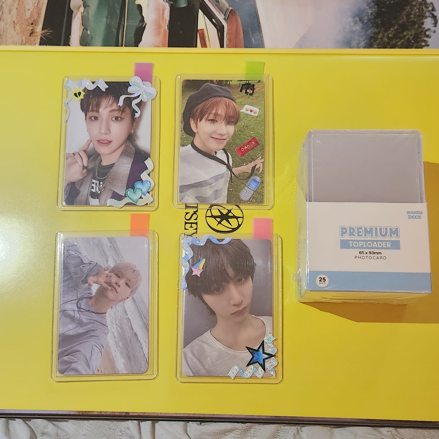 Customer photo review of PREMIUM CLEAR PHOTOCARD TOPLOADER