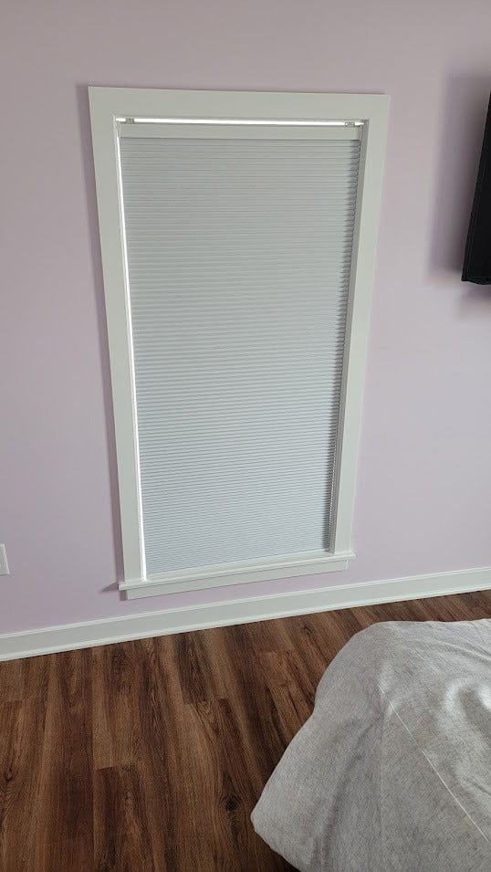 Customer photo review of Bringnox Blackout Motorized Cellular Shades