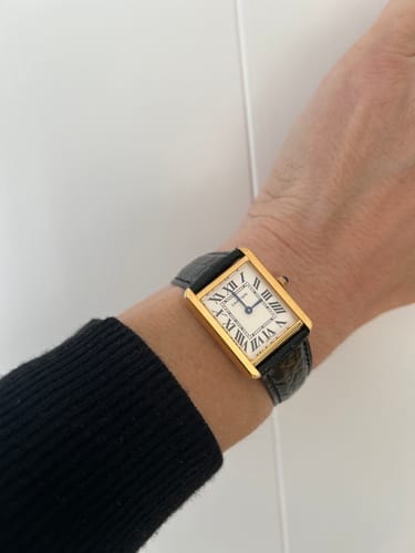 Customer photo review of TANK LOUIS QUARTZ GOLD CASE