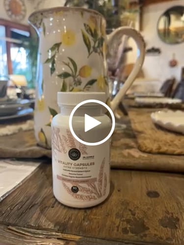 Customer video review of Extra Strength Vitality Capsules