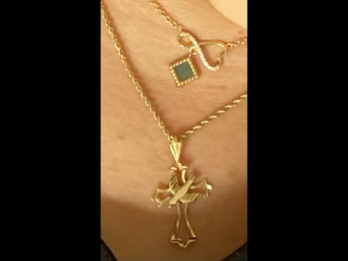 Customer photo review of Eternal Love Necklace