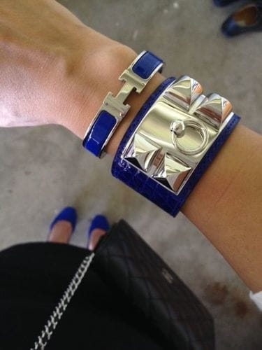 Customer photo review of H BLUE BRACELET